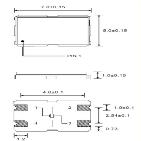 CTS晶振,7050無(wú)源晶體,407晶振
