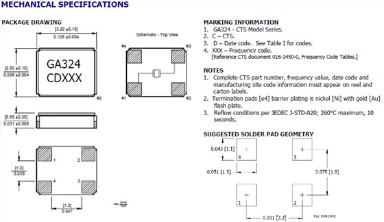 GA324 3225 GA324 3225