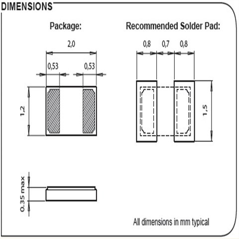 微晶晶振,貼片晶振,CM8V-T1A晶振,2012貼片晶振