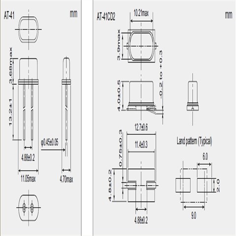 NDK晶振,貼片晶振,AT_41CD2晶振,石英晶振