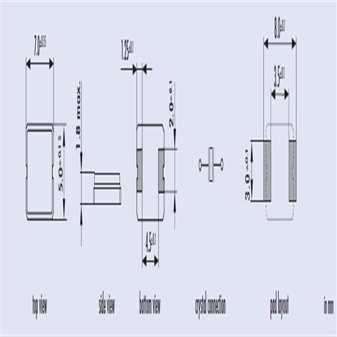 Jauch晶振,貼片晶振,JXG75P2晶振,石英晶振