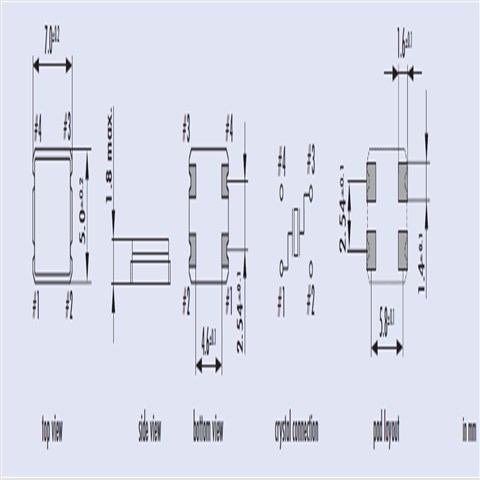 Jauch晶振,貼片晶振,JXG75P4晶振,無源晶振