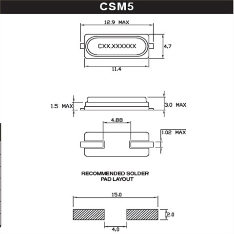Cardinal晶振,貼片晶振,CSM5晶振,進口晶振 Cardinal晶振,貼片晶振,CSM5晶振,進口晶振