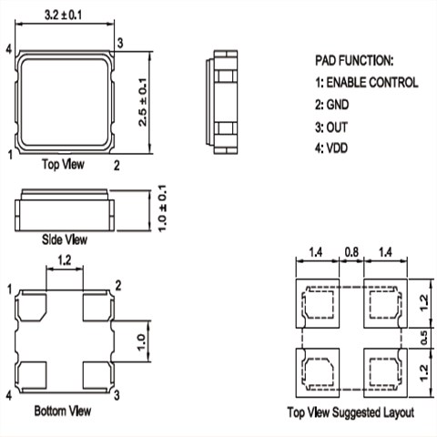 TXC晶振,32.768K有源晶振,7XZ晶振,7XZ-32.768KDA-T晶振 TXC晶振,32.768K有源晶振,7XZ晶振,7XZ-32.768KDA-T晶振
