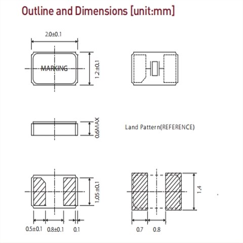 臺灣希華晶振,XTL741-S999-379,XTL74小體積晶振,6G模塊晶振