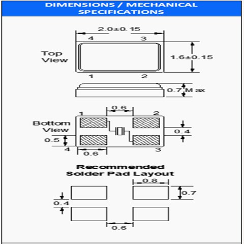 FOX超小型晶振,FC1BQCBMK38.40-1環(huán)保晶振,FC1BQ機器人晶振