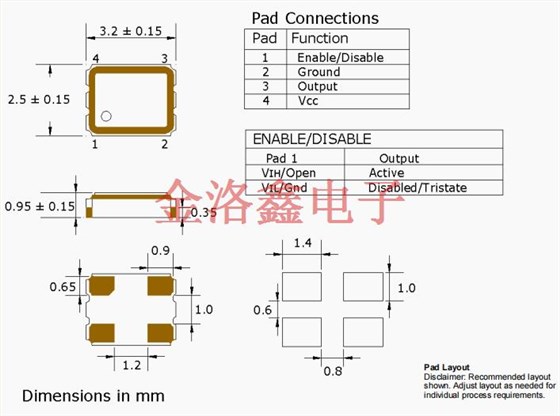 SM44J 3225 3.3V SM44J 3225 3.3V