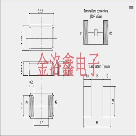 STDMUA8-32.768K,NX3215SA晶振,日產NDK音叉晶振