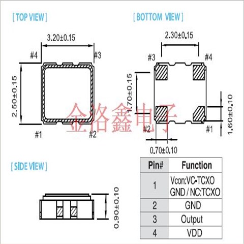 TXETBLSANF-40.000000,Taitien溫補(bǔ)晶振,3225便攜式設(shè)備晶振