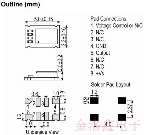 IQD提供超高穩(wěn)定性TCXO晶振技術(shù)參數(shù)資料 IQD提供超高穩(wěn)定性TCXO晶振技術(shù)參數(shù)資料