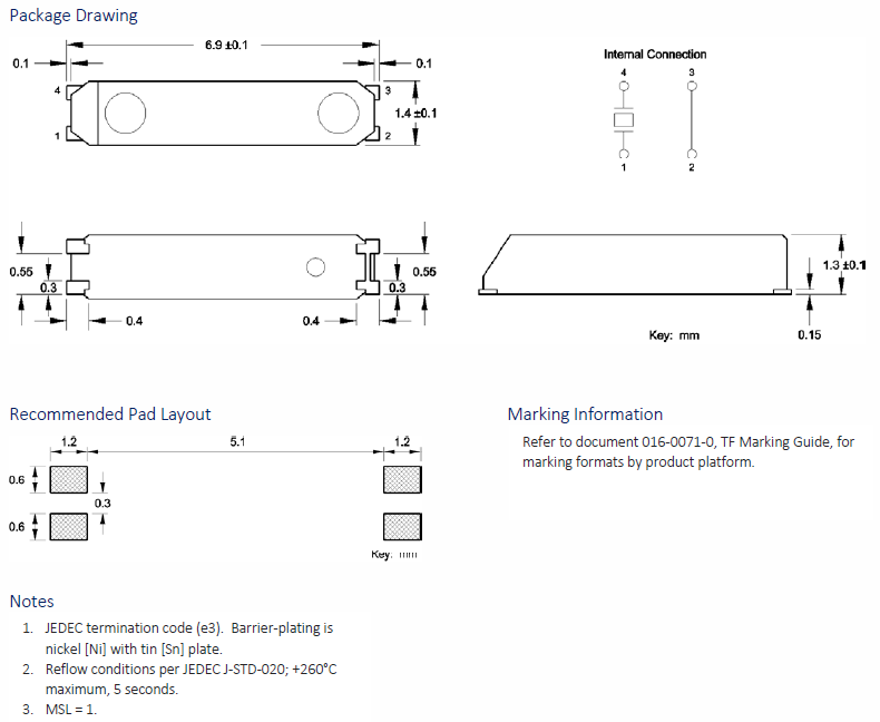 無(wú)線KHZ石英諧振器,黑色7015陶瓷殼晶振,TFPMN晶振