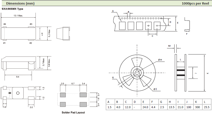 大體型進(jìn)口晶振,耐撞擊陶瓷面諧振器,60639晶振
