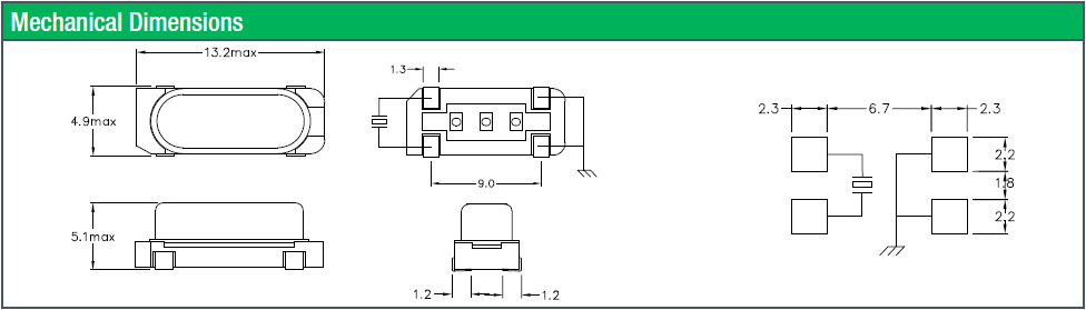 耐高溫無源晶振,石英貼片封裝晶振,QC4晶振