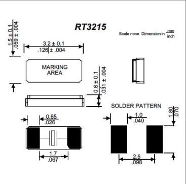 Rubyquartz晶振,RT3215晶振,RT3215-32.768K-9-TR晶振 Rubyquartz晶振,RT3215晶振,RT3215-32.768K-9-TR晶振