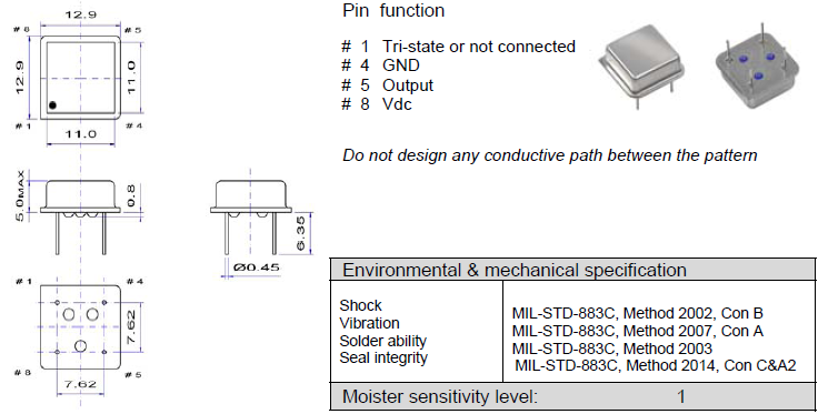MCO-6050H 12.9_12.9mm OSC DIP MCO-6050H 12.9_12.9mm OSC DIP