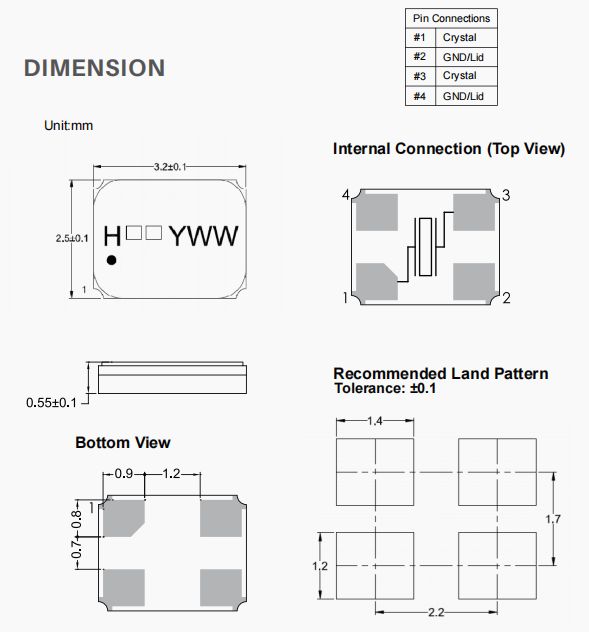 HSX321SL 3225 HSX321SL 3225