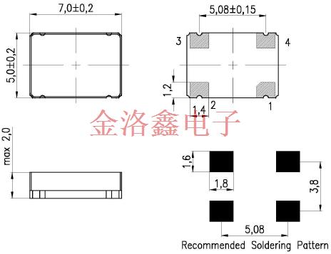 T-75A2070KXH-26.000MHz,7050貼片晶振,TCXO振蕩器,T-75時(shí)鐘晶振 T-75A2070KXH-26.000MHz,7050貼片晶振,TCXO振蕩器,T-75時(shí)鐘晶振