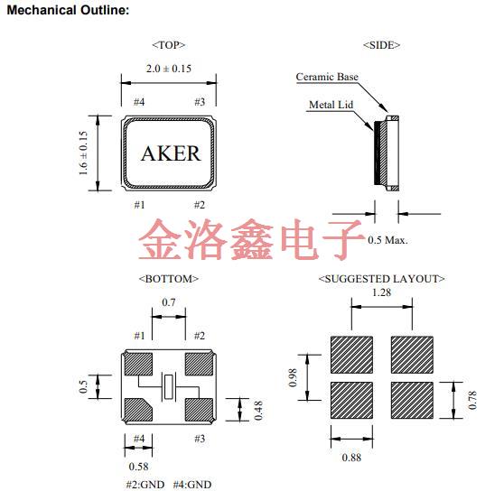 C1E-80.000-10-1015-X-M,安基晶振,石英晶體諧振器,2016mm晶振 C1E-80.000-10-1015-X-M,安基晶振,石英晶體諧振器,2016mm晶振