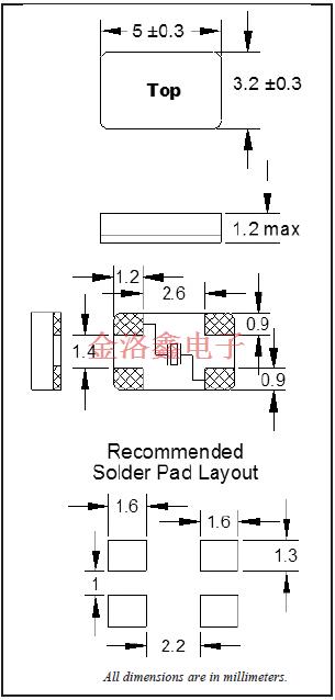 FC5BQCCMC12.0-T1,歐美進口晶振,C5BQ貼片晶振,雷達系統(tǒng)晶振