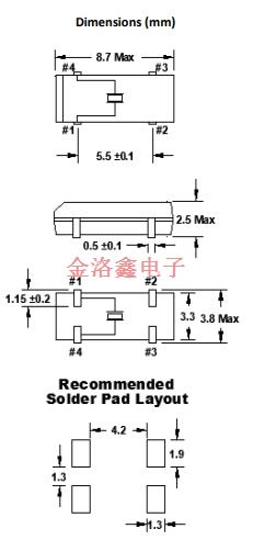 FKFSREIHM0.032768-T3,FOX?？怂咕д?FSRLF諧振器,8038晶振