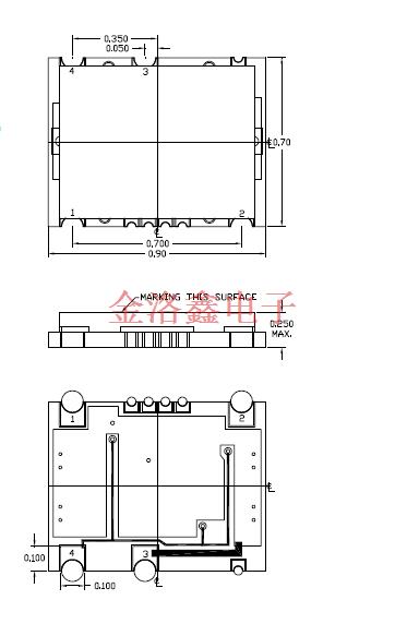 T1243 22.86 x 17.78 TCXO